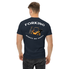 Forklift Ninja Forking Makes Me Happy GW Classic tee