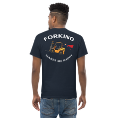 Forklift Superhero Forking Makes Me Happy GW Classic tee