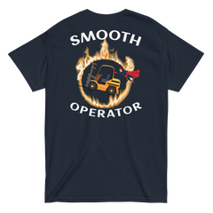 Forklift Superhero in Flames Smooth Operator GW Classic tee