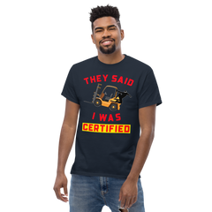 Forklift Ninja Forklift Certified GR Classic tee