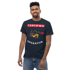 Forklift Superhero Certified Forklift Operator GW Classic tee