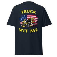 American Trucker Truck Wit Me BlkY Classic tee