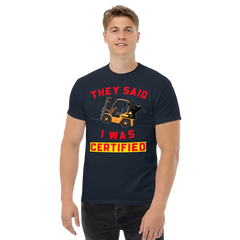 Forklift Ninja Forklift Certified GR Classic tee