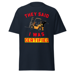 Forklift Ninja Forklift Certified GR Classic tee