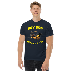 Forklift Ninja Hey Bro Lift Like a Pro GY Classic tee