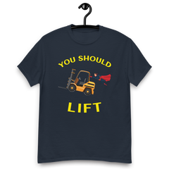 Forklift Superhero You Should Lift GY Classic tee