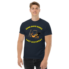 Forklift Ninja Zero Days Since Last Accident GY Classic tee