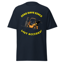 Forklift Ninja Zero Days Since Last Accident GY Classic tee