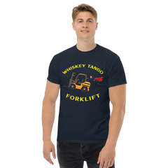 Forklift Superhero Whiskey Tango Forklift GY Classic tee