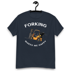 Forklift Ninja Forking Makes Me Happy GW Classic T-Shirt