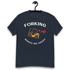 Forklift Superhero Forking Makes Me Happy GW Classic tee.