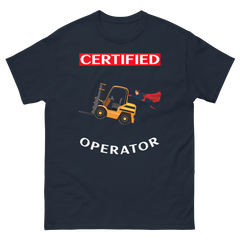 Forklift Superhero Certified Forklift Operator GW Classic tee