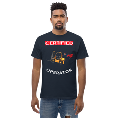 Forklift Superhero Certified Forklift Operator GW Classic tee