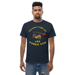 Forklift Superhero, You Don't Fork Life, Life Forks You GY Classic tee