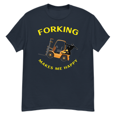 Forklift Ninja, Forking Makes Me Happy GY Classic tee