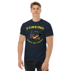 Forklift Ninja, Forking Makes Me Happy GY Classic tee