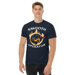 Forklift Superhero in Flames Smooth Operator GW Classic tee