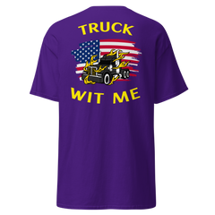 American Trucker Truck Wit Me BlkY Classic tee