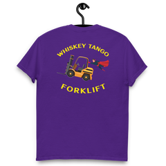 Forklift Superhero Whiskey Tango Forklift GY Classic tee