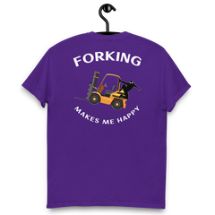 Forklift Ninja Forking Makes Me Happy GW Classic tee