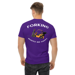 Forklift Ninja Forking Makes Me Happy GW Classic tee