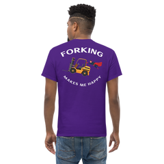 Forklift Superhero Forking Makes Me Happy GW Classic tee