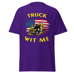 American Trucker Truck Wit Me BlkY Classic tee