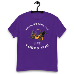 Forklift Ninja You Don't Fork Life, Life Forks You GW Classic tee