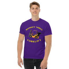 Forklift Ninja Whiskey Tango Forklift GY Classic tee