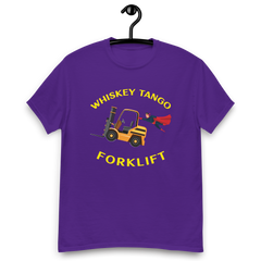 Forklift Superhero Whiskey Tango Forklift GY Classic tee