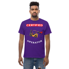 Forklift Superhero Certified Forklift Operator GW Classic tee