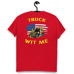 American Trucker Truck Wit Me BlkY Classic tee