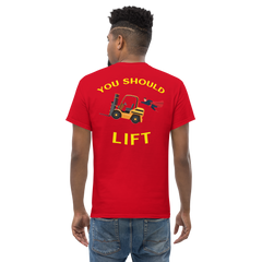 Forklift Superhero You Should Lift GY Classic tee