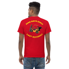 Forklift Ninja Zero Days Since Last Accident GY Classic tee