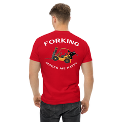 Forklift Ninja Forking Makes Me Happy GW Classic tee