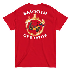 Forklift Superhero in Flames Smooth Operator GW Classic tee