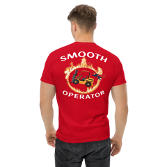 Forklift Superhero in Flames Smooth Operator GW Classic tee