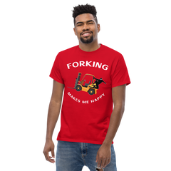 Forklift Ninja Forking Makes Me Happy GW Classic T-Shirt