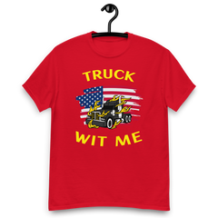 American Trucker Truck Wit Me BlkY Classic tee