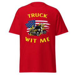 American Trucker Truck Wit Me BlkY Classic tee