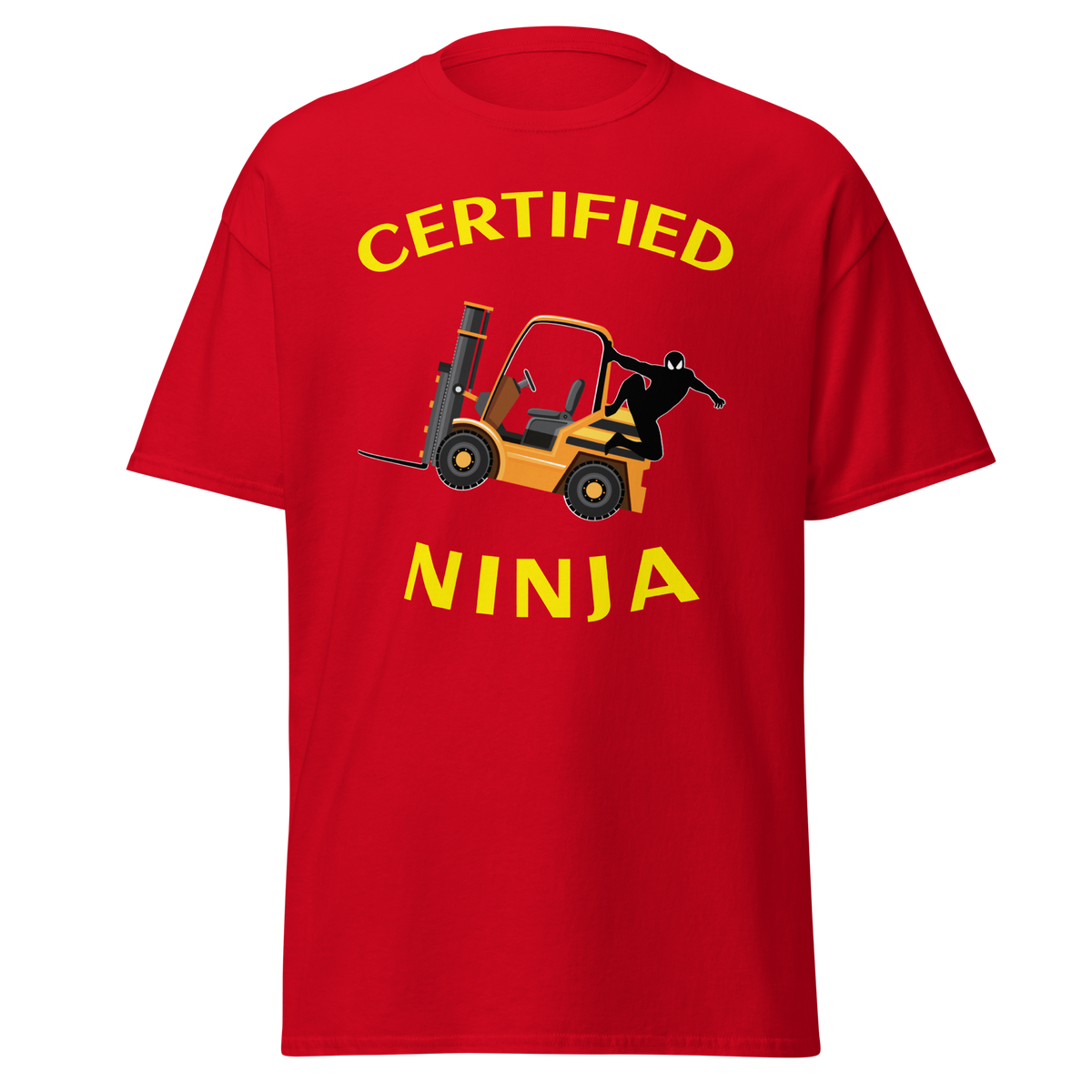 Forklift Ninja Certified Forklift Ninja GY Classic tee