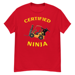 Forklift Ninja Certified Forklift Ninja GY Classic tee