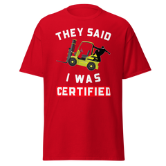 Forklift Ninja Forklift Certified YW Classic tee