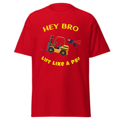 Forklift Superhero Hey Bro Lift Like a Pro Classic tee