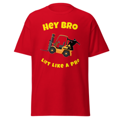 Forklift Ninja Hey Bro Lift Like a Pro GY Classic tee