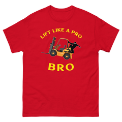 Forklift Ninja Lift Like a Pro Bro GY Classic tee