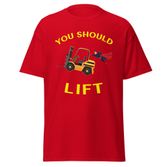 Forklift Superhero You Should Lift GY Classic tee