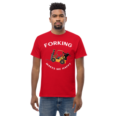 Forklift Ninja Forking Makes Me Happy GW Classic T-Shirt