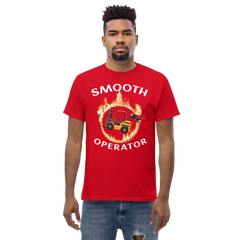 Forklift Superhero in Flames Smooth Operator GW Classic tee