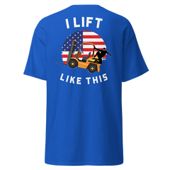 American Forklift Ninja I Lift Like This GW Classic tee